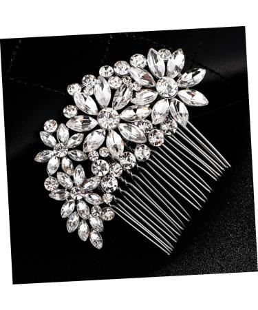 MAGICLULU Bride Comb Hair Comb for Bride Comb for Bridal Rhinestone Comb Rhinestone Hair Comb Wedding Hair Comb Crystal Hair Comb - Buy Online on GoSupps.com