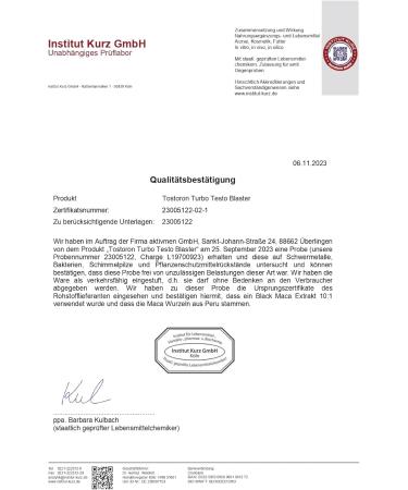 Tostoron Turbo Testo Blaster - 166 Capsules with Maca L-Arginine Tribulus & More | Boost Testosterone & Vitality | International Shipping Available - Buy Online on GoSupps.com