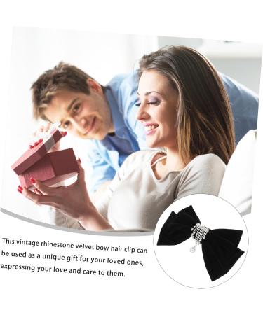 Beaupretty Hair Barrettes hairpin girl decor Bow Women Barrettes bow decor french barrette clips bow clip bow hairclips photo prop large claw Miss rhinestones Hair Pin - Buy Online on GoSupps.com