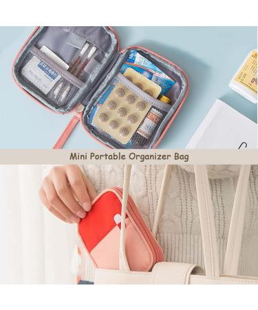 Large Capacity Waterproof Medication Bag - 2 Pack for Home Office & Travel - Pink Medical Emergency Storage - Buy Online on GoSupps.com