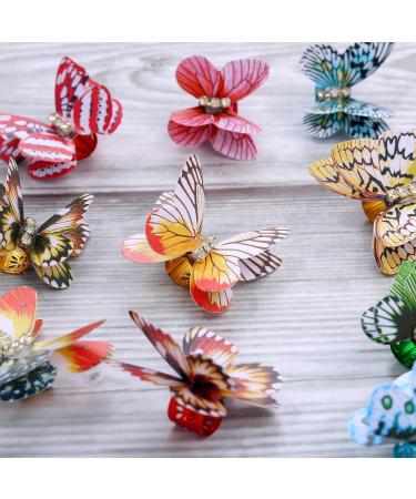20-Piece Colorful Christmas Butterfly Dreadlocks Beads Hair Cuffs Clips Rings - Hair Accessories for Women and Girls - Buy Online on GoSupps.com
