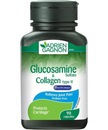 Adrien Gagnon - Glucosamine Sulfate 500 mg with 200 mg BioCell Collagen Type II 90 capsules - Buy Online on GoSupps.com