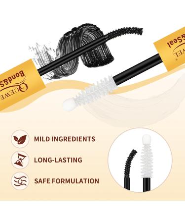 QUEWEL Eyelash Bond & Seal Duo - Waterproof & Strong Hold Formula for DIY Lash Extensions at Home - 5ml+5ml | XP-bond&seal-black - Buy Online on GoSupps.com