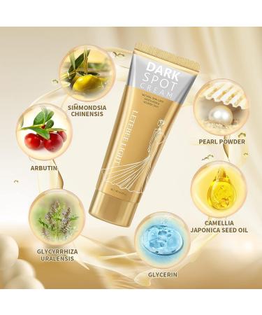 Letebee Dark Spot Corrector Cream | Hyperpigmentation & Dark Armpit Remover | Moisturizing Body Cream for Inner Thigh, Elbows, Knees, Neck, Back, Legs, Private Parts | Natural Skincare with Instant Results - Buy Online on GoSupps.com