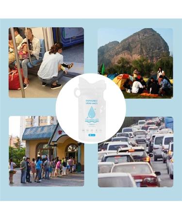 Portable Urinals 1pc 5pcs Emergency Car Urine Bag Portable Urine Collection for Outdoor Camping Pee Bags Mini Mobile Toilet Disposable 700ml for Men Women (Color : A 5pcs) - Buy Online on GoSupps.com