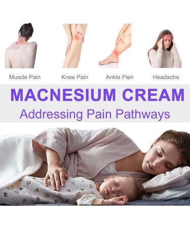 RIGBOO Magnesium Lotion for Sleep, Magnesium Cream, Muscle Relief and Relaxation Non-Greasy, Fast Absorbing Body Lotion with Coconut Oil with Chamomile, Safe for Sensitive Skin (Lavender) - Buy Online on GoSupps.com