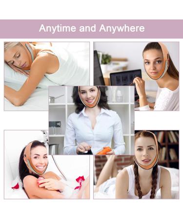 FERNIDA Double Chin Reducer Face Slimming Strap Lifting Belt V Line Face Lift Up Band Anti Wrinkle Eliminates Sagging Chin Strap Face Shaper Band Ca-orange - Buy Online on GoSupps.com