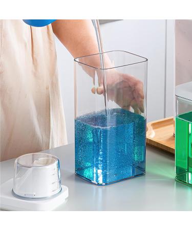Washing Powder Storage Laundry Detergent Dispenser Washing Powder Dispenser with Measuring Cup Washing Up Powder Container Laundry Room Accessories Multipurpose Cereal Jar (1500ml) - Buy Online on GoSupps.com