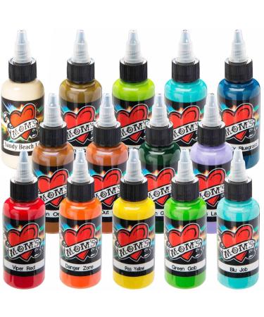 14 Millennium Moms EXOTIC SET Tattoo Ink 1/2 LOT Mom's 0.5 Ounce (Pack of 1)