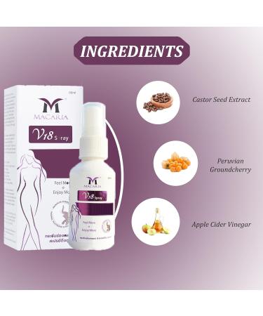 V18 Vaginal Tightening Spray - Tight It Up Gel for Natural Tightening & Moisturizing - Effective Rejuvenation for Women & Girls - International Shipping Available - Buy Online on GoSupps.com