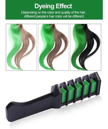 10 PCS Hair Chalk Comb for Kids - TOROKOM Temporary Washable Hair Color - Non Toxic Hair Dye for Christmas Halloween DIY Hair Color - Red & Green - Buy Online on GoSupps.com