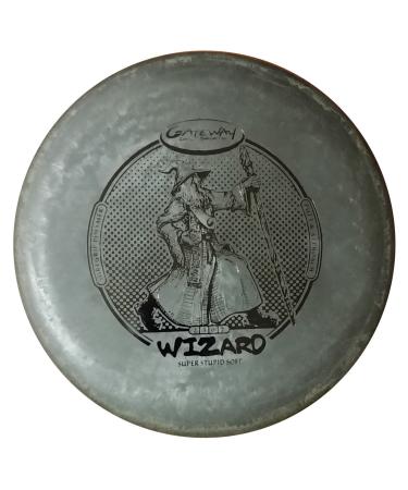 Gateway Wizard Super Silly Stupid Soft (SSSS) Disc Golf Putter - Choose Color & Weight Black 175