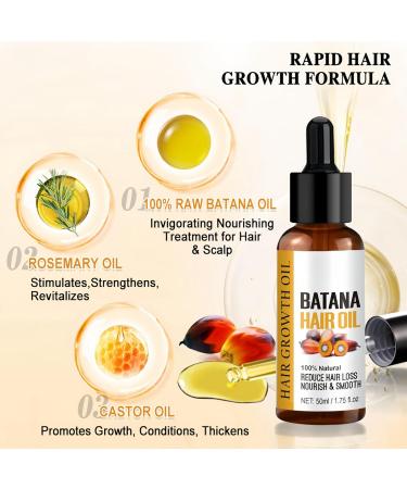Batana Oil for Healthy Hair Batana Oil for Hair Growth Nourishes Thin Hair Scalp Skin and Loss Hair Growth Natural Batana Oil Promotes Hair Wellness for Men & Women Hair Care Hair Treatment(50ml) - Buy Online on GoSupps.com