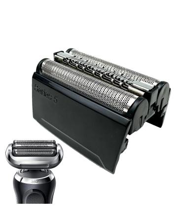 Schaker head replacement |Stainless steel Schaerkopf |Razor spare part foil head Accessories Razor foil Replacement Simple Installation Shake head Schakeropf Scherk head Accessories Black