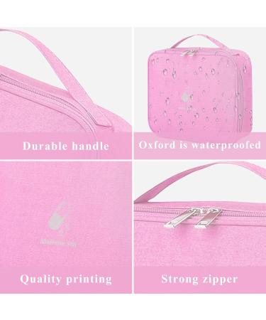 Keraneet 2-Piece Medication Bag | Dust-Repellent Portable Pharmacy Storage for Travel & Home - Pink - Buy Online on GoSupps.com