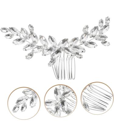 minkissy Hair Jewelry Hair Clips for Girls Hair Accessories for Bride Rhinestone Clips for Hair Bride Headpieces for Wedding Hair Side Comb European and American Diamond Hair Piece Women's - Buy Online on GoSupps.com