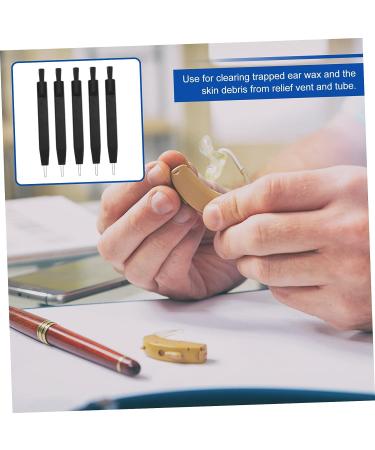 Healifty 10 pcs U-Shaped Earwax Remover & Hair Brush Cleaner Set - Small Cleaning Brushes for Hair & Ears - Buy Online on GoSupps.com