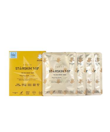 STARSKIN VIP Gold Mask Masque Mains Cor en Revitalisant (3+1) Hydratant et Nourrissant au Beurre de Karit et l Huile de Rose Bulgare Pour Tous Types de Peaux