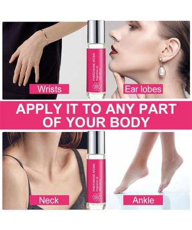 Roll-On Pheromones Perfumes for Women Long-lasting Rollerball Pheromone Perfume Oil Fragrance Personal Cologne for Her Infused Essential Oil - Travel size (1 Pack) - Buy Online on GoSupps.com