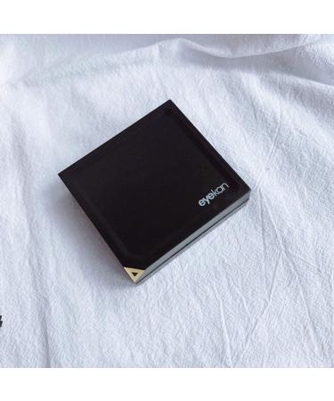 Hothotgirl contact lens case fashionable travel contact lens case lens mirror case container set (black)