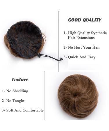SEGO Hairpiece Bun Updos | Realistic Hair Extensions & Ties | Straight White & Brown Options for Effortless Style - Buy Online on GoSupps.com