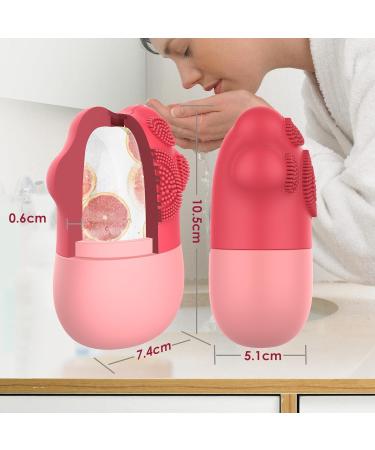 Geeric Ice Roller - Silicone Ice Cream Facial Brush for Anti-Aging Face Massage & Tightening | Cat Paw Pink - Buy Online on GoSupps.com