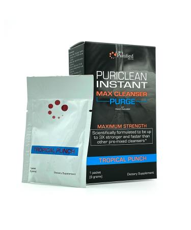 Wellgenix Puriclean Instant Max Cleanser Purge - Same Day Toxin Rid - Detox Cleansing Powder - 3X Stronger - 9 Grams