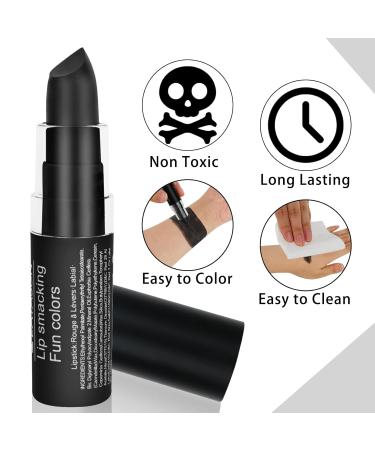 Halloween Clown Black Cream Makeup Stick - Blendable Face & Body Paint for SFX Cosplay and Sports - Buy Online on GoSupps.com