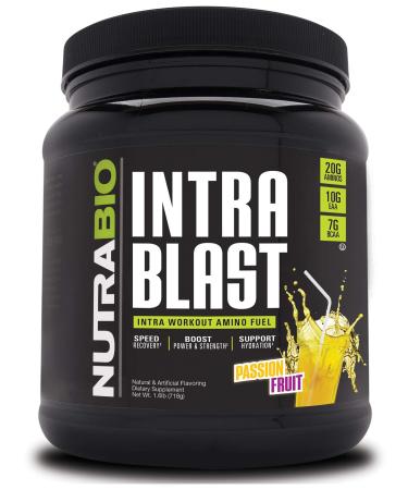 NutraBio Labs Intra Blast Intra Workout Muscle Fuel Passion Fruit 1.6 lb (718 g)