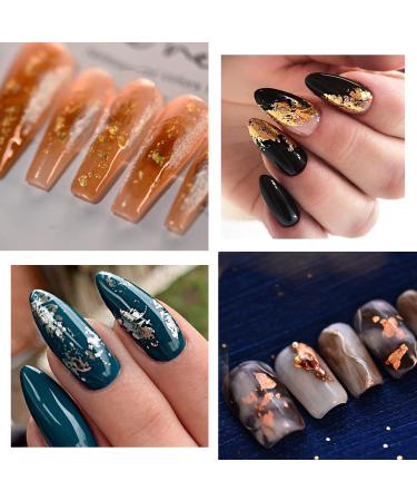 Gold Foil Flakes Set - Nail, Resin, Epoxy, Makeup, Jewelry, Candle Molds - Buy Online on GoSupps.com