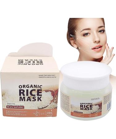 Leavein Face Mask rinsefree facial whitening gel with raw rice porridge travel products for travel business trips home dorm vacation Novent - Buy Online on GoSupps.com