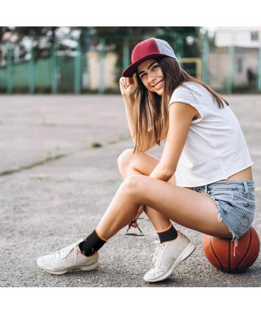 Halinuia 12 Pairs Compression Socks - L/XL Support Stockings for Women & Men | Short Athletic Hiking Jogging & Running Gear - Buy Online on GoSupps.com