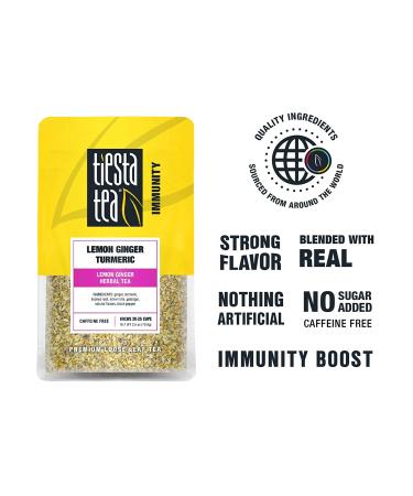 Buy Tiesta Tea Lemon Ginger Turmeric Loose Leaf - Caffeine Free 2.5 oz - Buy Online on GoSupps.com