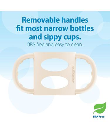 Dr. Brown s Milestones Narrow Sippy Bottle with 100% Silicone Handles Easy-Grip Bottle with Soft Sippy Spout 8oz/250mL BPA Free Light-Pink & Ecru 2 Pack 6m+ 2 Pack Light Pink & Ecru - Buy Online on GoSupps.com