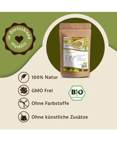  mynatura Mynatura Organic Linden Flower Tea | Linden Flowers | Infusions | Flowers | Herbs | Natural Product | Vegan and Vegetarian | Organic Product (3 x 200 g) - Buy Online on GoSupps.com