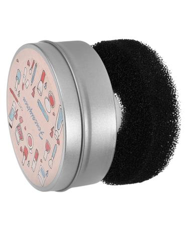 FRCOLOR 1 Set make up brush cleanser cleaning bowl tin box iron Miss makeup brush cleaning tools brush cleaning pad double layer sponge brush tool kit makeup supplies set