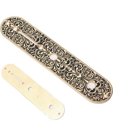 Guitar Control Plate Carved Guitar Control Plate Replacement Original for TL TELE(gold) - Buy Online on GoSupps.com