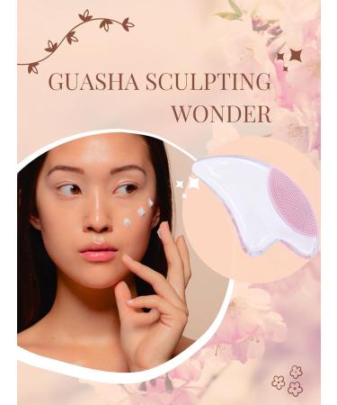 2-in-1 Gua Sha Sculpting Tool | Face Slimming & Exfoliating Scrubber for Radiant Skin - Revitalize & Rejuvenate - Buy Online on GoSupps.com