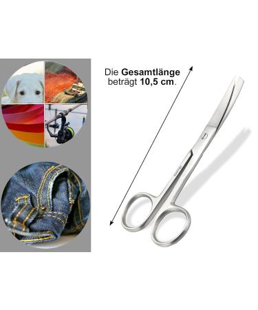 Premium Turning Scissors - 10.5-20 cm Stainless Steel Curved Pointed Tips for Precision Cutting - Buy Online on GoSupps.com