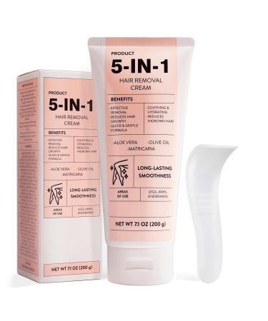 Hair Removal Cream Muse Lagoon Depilatory Cream 7.1OZ Use Half Year Round Hair Removal Cream for Women with Aloe Vera Olive Oil Body Hair Remover Cream for Private Areas Bikini Legs Underarms