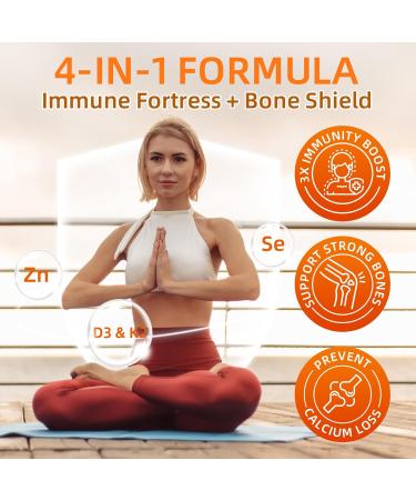 ZEBORA Vitamin D3+K2-5000 IU Vitamin D3 + 100 mcg K2 MK-7 - Maximum Absorption for Bone, Teeth, Heart & Immune Support - Easy to Swallow, Gluten-Free, 120 Capsules 120 Count (Pack of 1) - Buy Online on GoSupps.com