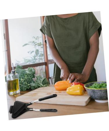 Milisten 1pc Sandwich Pan Aluminum Baking Pans Mini Waffle Maker Flip Sandwich Maker Home Cookware The Egg Grill Stove Burner Pans Storage Bins with Lids Abs Household Cooking Pot 35X18X4CM Black - Buy Online on GoSupps.com