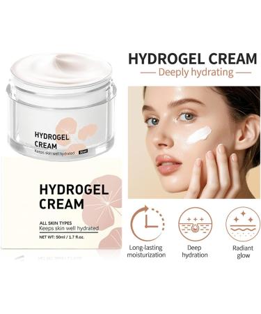  Ziennhu Hydrogel Cream 50 ml Facial Hydrogel Cream 50 ml Facial Brightening Cream | Moisturizing Facial Repair Product Nutri-Rich Lotion for Dry Skin for Adults - Buy Online on GoSupps.com