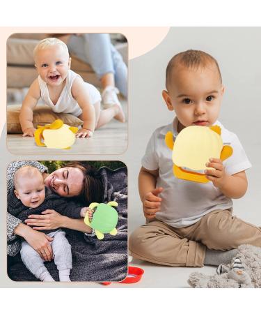 2 Pack Baby Bite Ring Toy | Food-Grade Silicone Teething Aid | Biting Glove for Infants 3+ Months | Soothing Gum Relief - Buy Online on GoSupps.com