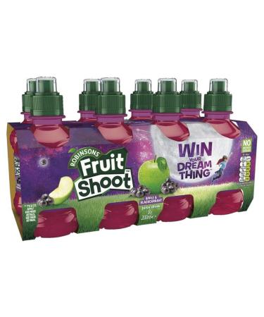 Robinsons Fruit Shoot Apple and Blackcurrant 8 x 200ml Apple Blackcurrant