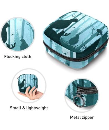 Women's Bonds Storage Pockets Stillpad Holder - Portable Period Kit Bag with Bird Pattern | Feminine Product Organizer for Women & Girls - Buy Online on GoSupps.com