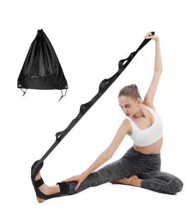 Sindax Yoga Strap,Leg and Calf Stretcher Strap with Adjustable Loops, Fascia Stretcher for Physical Therapy, Plantar Fasciitis Relief,Pilates,Dance & Gymnastics