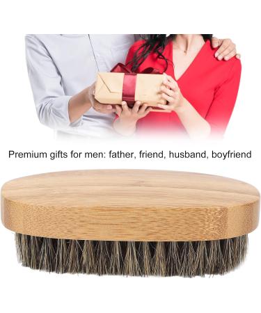 Pocket Mustache and Beard Brush Beard Styling Brushes Soft Bamboo Comfortable Massage Beard Hair Beauty Brush for Men and Women - Buy Online on GoSupps.com