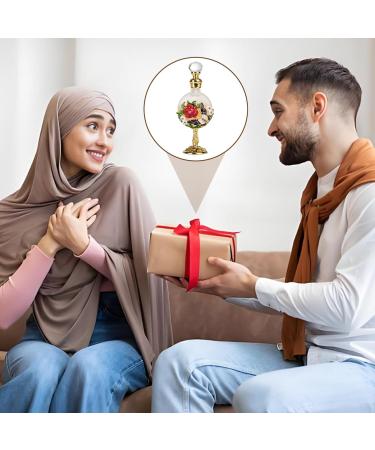 Nyutcwe Arabian Perfume Oil Arabic Perfume Oil 12ml Luxury Rhinestones Rose Dubai for Women Long Lasting Essential Fragrance - Buy Online on GoSupps.com