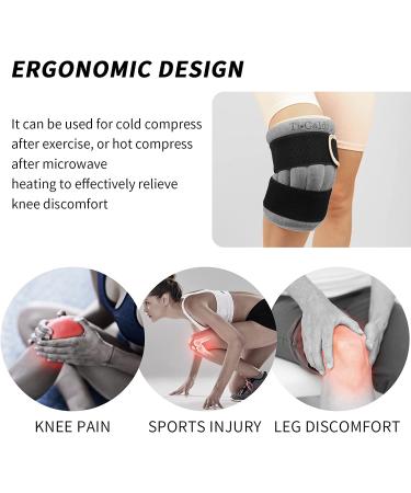Ti Caldi Microwave Heating Pad - Natural Hot/Cold Therapy for Knee, Muscle, Joints, Back, Neck, Shoulder - Portable & Reusable - Buy Online on GoSupps.com